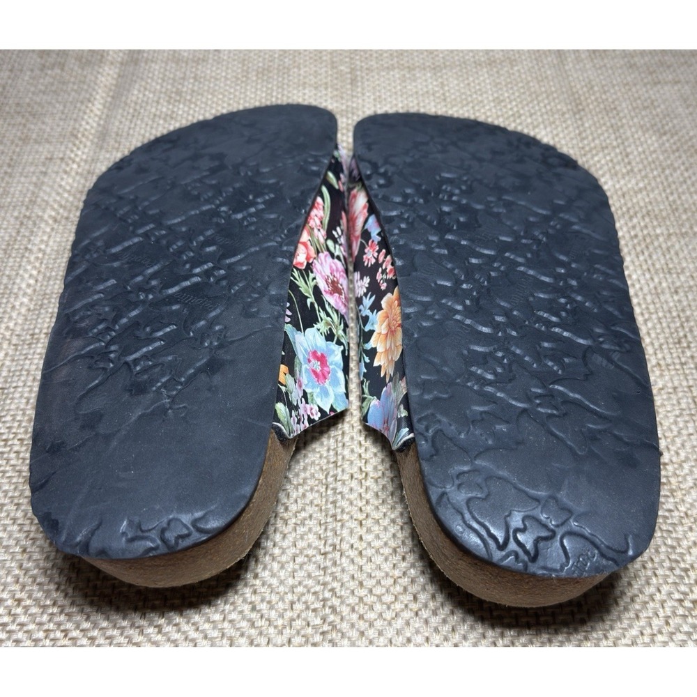 Birkenstock Papillio Florida Sandals Womens 9 Floral Multicolor 3 Strap - Picture 5 of 16